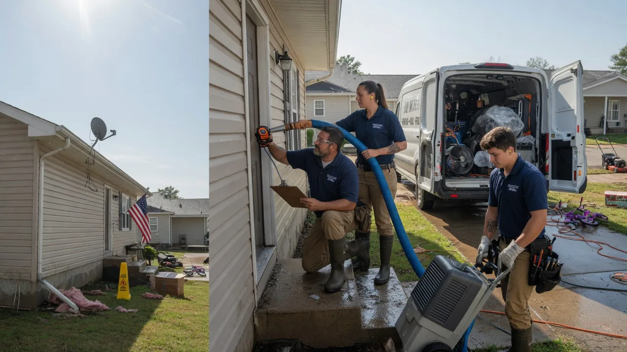 Ceiling Water Damage Restoration in Hamlet, IN near me
